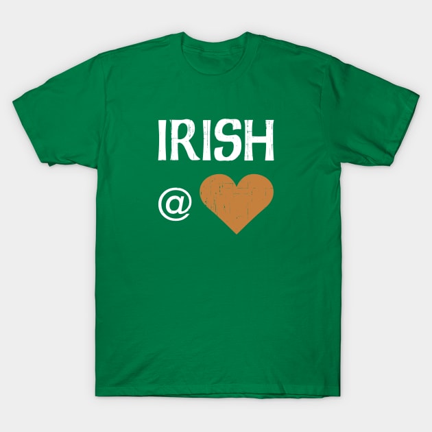 Irish At Heart T-Shirt by Yule